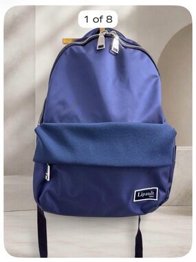 Lipault Kids' Navy Backpack - Compact School Bag